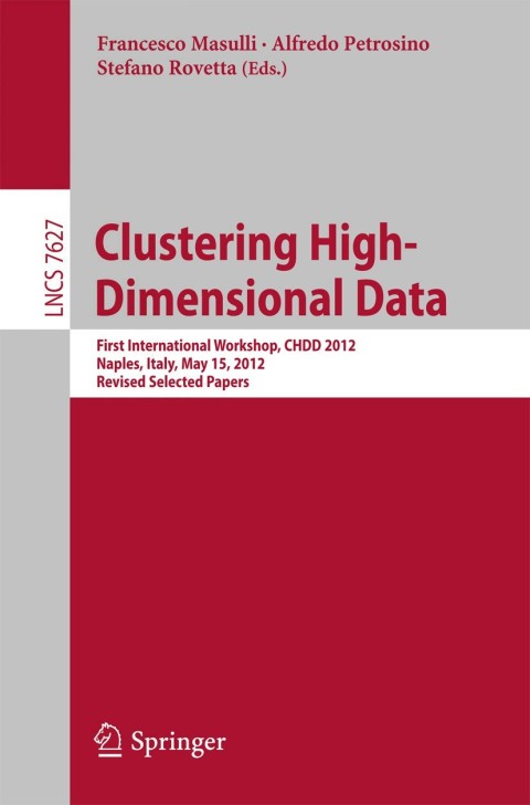 Cover image for book Clustering High--Dimensional Data
