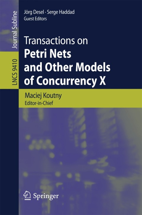 Cover image for book Transactions on Petri Nets and Other Models of Concurrency X