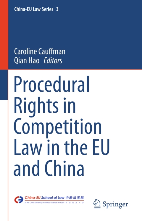 Cover image for book Procedural Rights in Competition Law in the EU and China