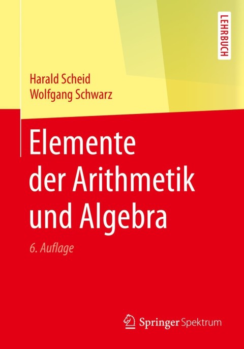 Cover image for book Elemente der Arithmetik und Algebra