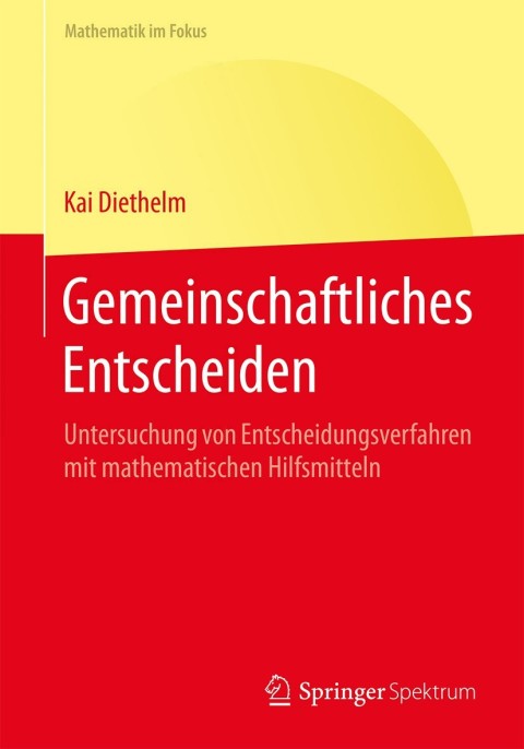 Cover image for book Gemeinschaftliches Entscheiden
