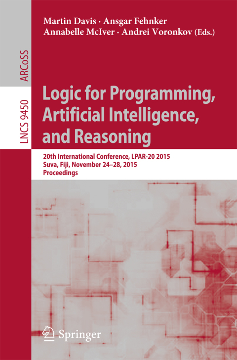 Cover image for book Logic for Programming, Artificial Intelligence, and Reasoning