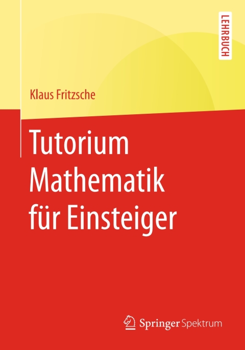 Cover image for book Tutorium Mathematik für Einsteiger