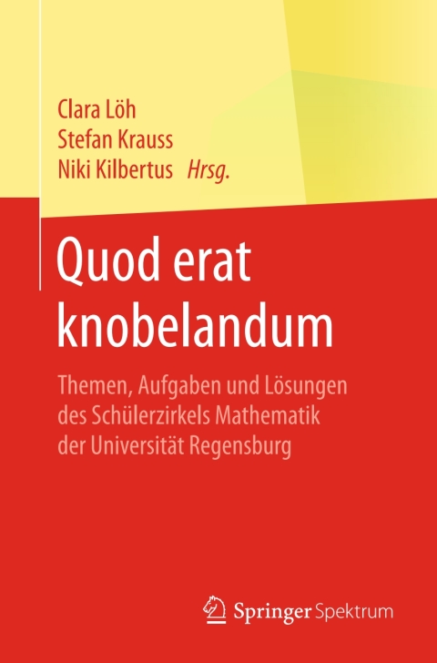 Cover image for book Quod erat knobelandum