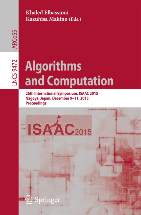 Cover image for book Algorithms and Computation
