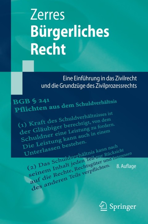 Cover image for book Bürgerliches Recht