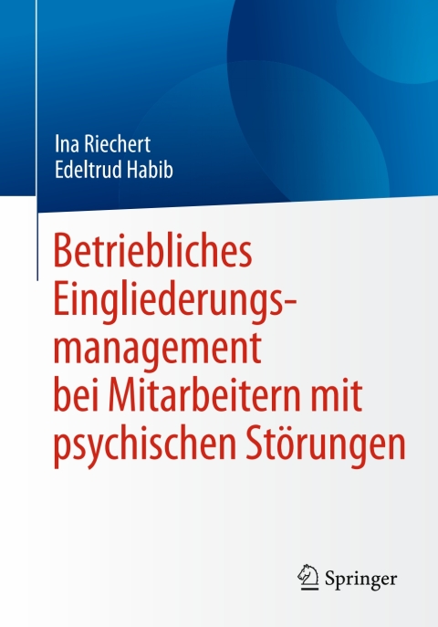Cover image for book Betriebliches Eingliederungsmanagement bei Mitarbeitern mit psychischen Störungen
