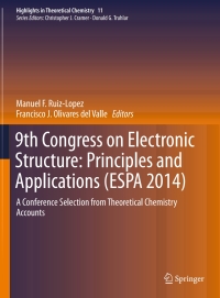 Cover image: 9th Congress on Electronic Structure: Principles and Applications (ESPA 2014) 9783662487938