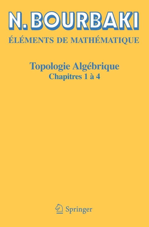 Cover image for book Topologie algébrique