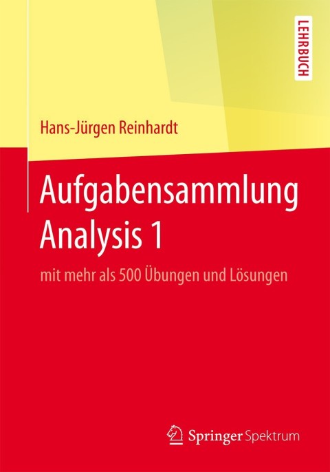 Cover image for book Aufgabensammlung Analysis 1