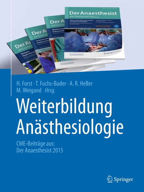 Cover image for book Weiterbildung Anästhesiologie