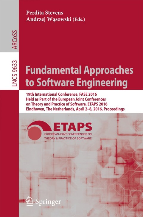 Cover image for book Fundamental Approaches to Software Engineering