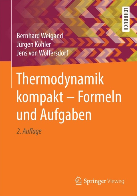 Cover image for book Thermodynamik kompakt - Formeln und Aufgaben