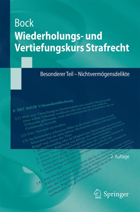 Cover image for book Wiederholungs- und Vertiefungskurs Strafrecht