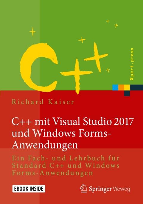 Cover image for book C++ mit Visual Studio 2017 und Windows Forms-Anwendungen