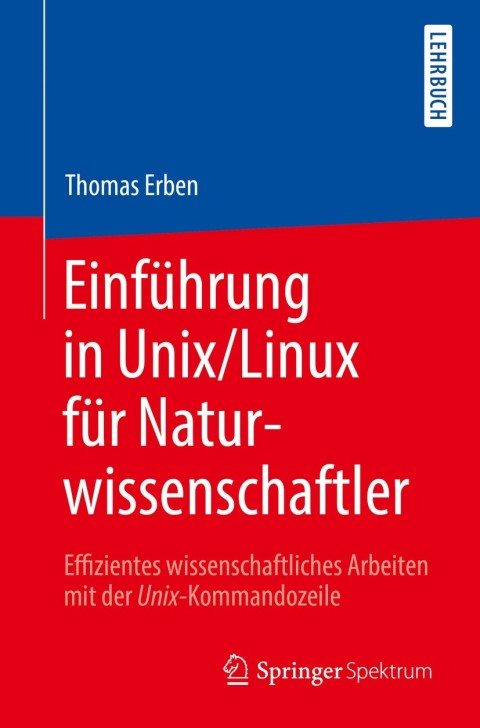 Cover image for book Einführung in Unix/Linux für Naturwissenschaftler