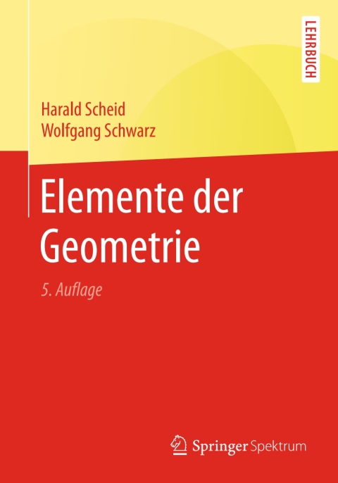 Cover image for book Elemente der Geometrie