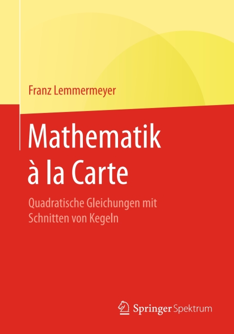 Cover image for book Mathematik à la Carte