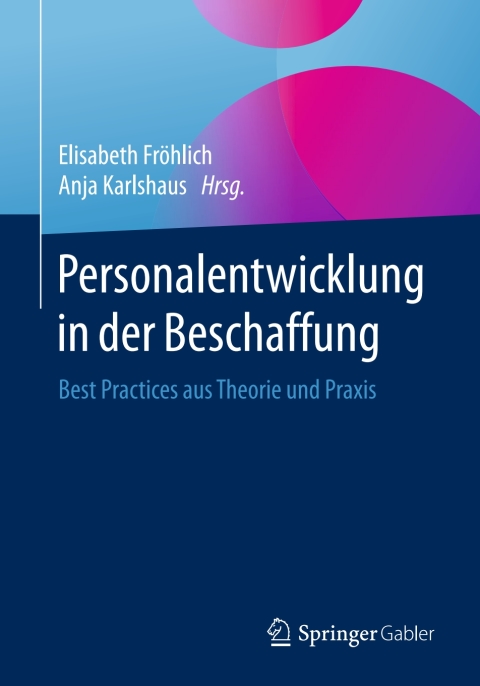 Cover image for book Personalentwicklung in der Beschaffung