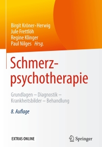 Cover image: Schmerzpsychotherapie 8th edition 9783662505113