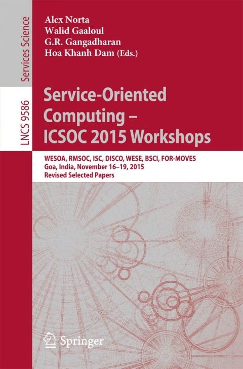 Cover image for book Service-Oriented Computing – ICSOC 2015 Workshops