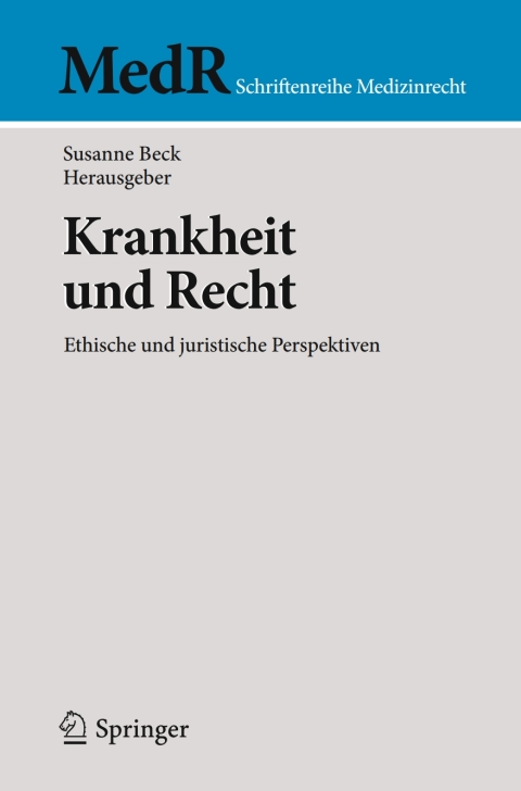 Cover image for book Krankheit und Recht