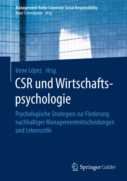 Cover image for book CSR und Wirtschaftspsychologie