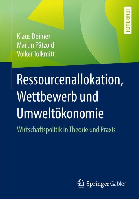 Cover image for book Ressourcenallokation, Wettbewerb und Umweltökonomie