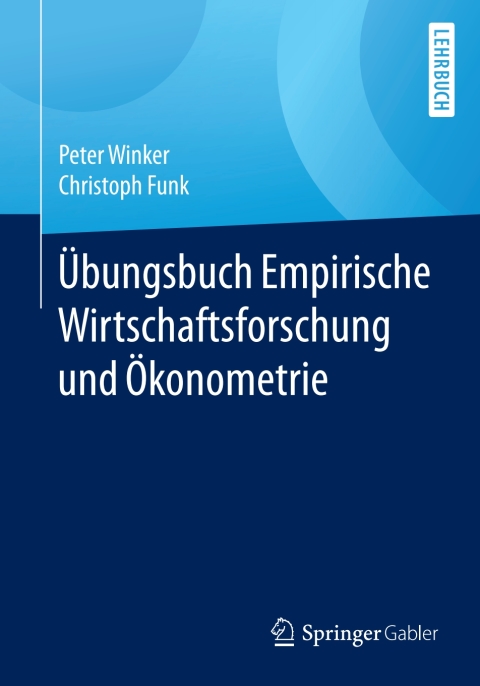 Cover image for book Übungsbuch Empirische Wirtschaftsforschung und Ökonometrie