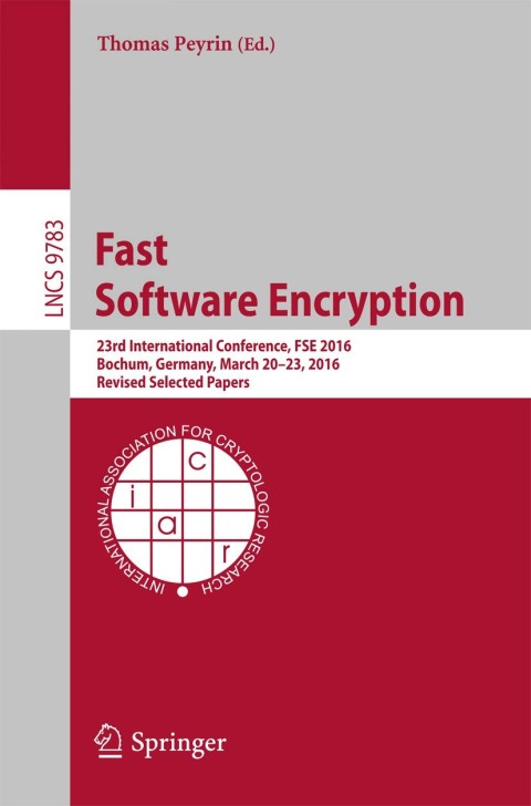 Cover image for book Fast Software Encryption