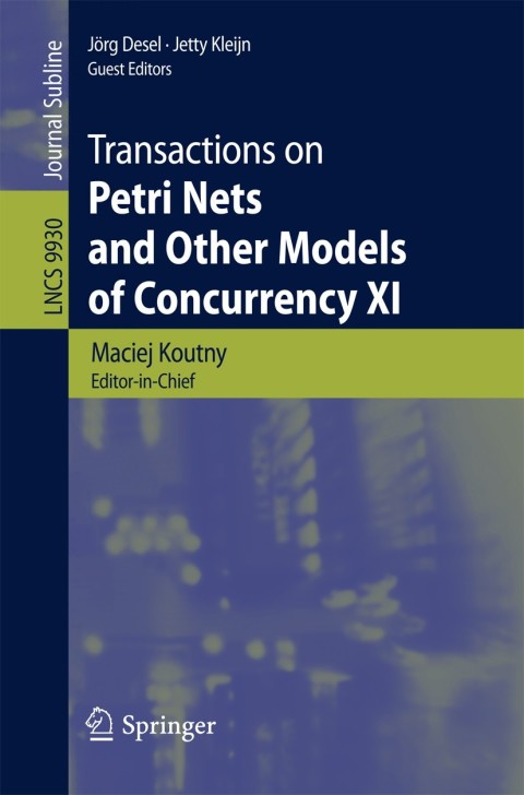 Cover image for book Transactions on Petri Nets and Other Models of Concurrency XI
