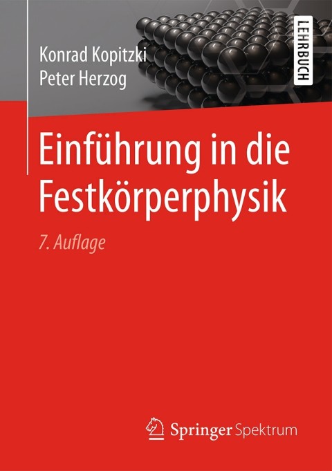 Cover image for book Einführung in die Festkörperphysik