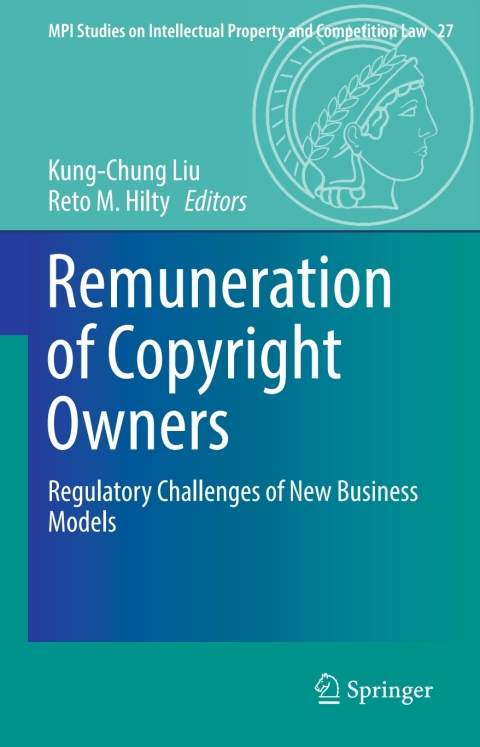Cover image for book Remuneration of Copyright Owners