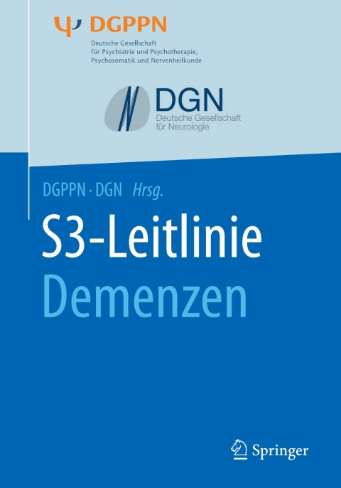 Cover image for book S3-Leitlinie Demenzen