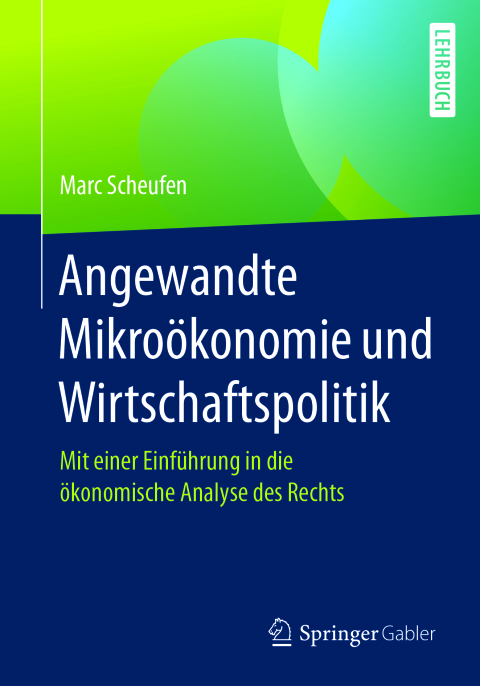 Cover image for book Angewandte Mikroökonomie und Wirtschaftspolitik