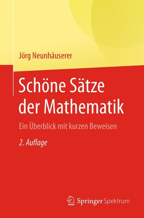 Cover image for book Schöne Sätze der Mathematik