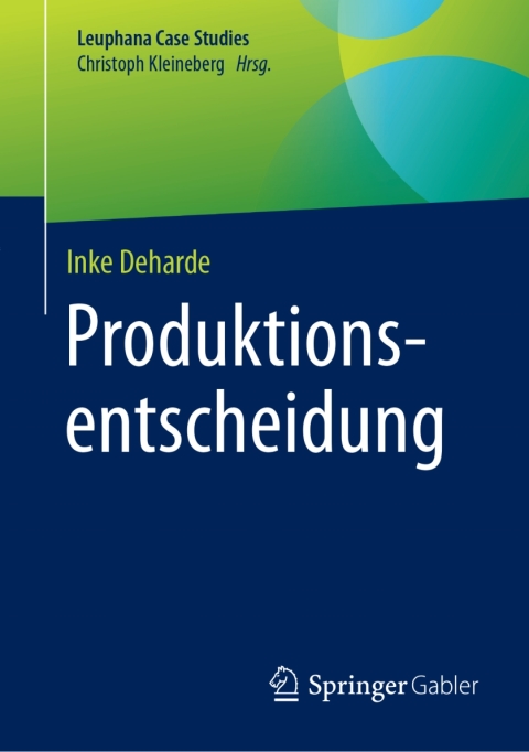 Cover image for book Produktionsentscheidung