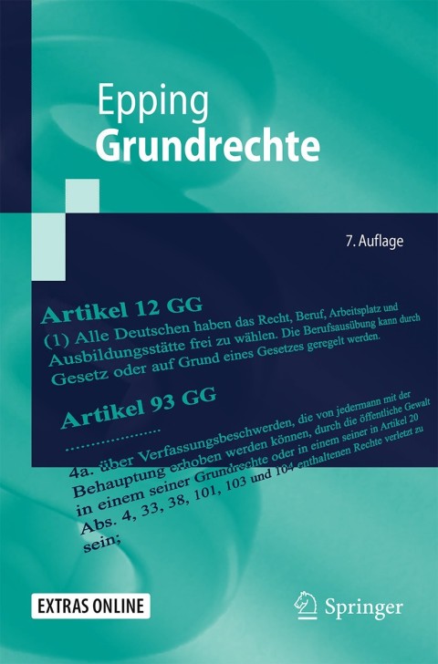 Cover image for book Grundrechte