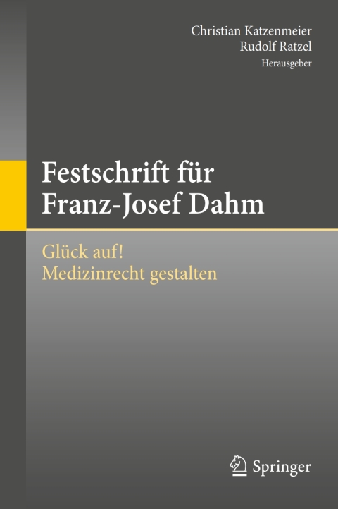 Cover image for book Festschrift für Franz-Josef Dahm