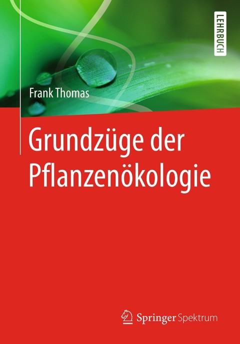 Cover image for book Grundzüge der Pflanzenökologie