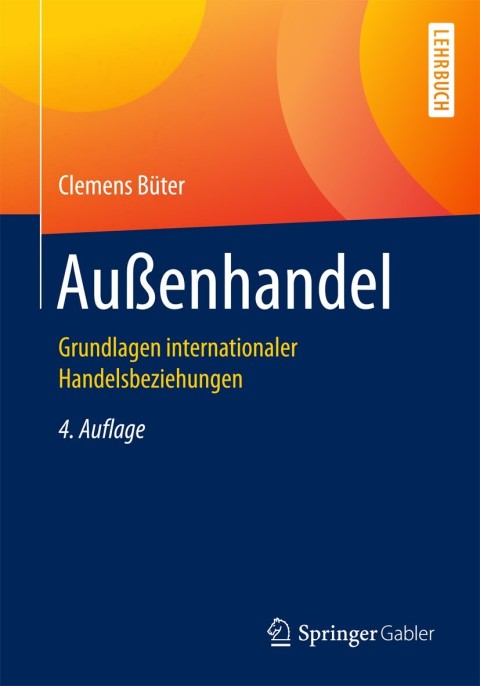 Cover image for book Außenhandel
