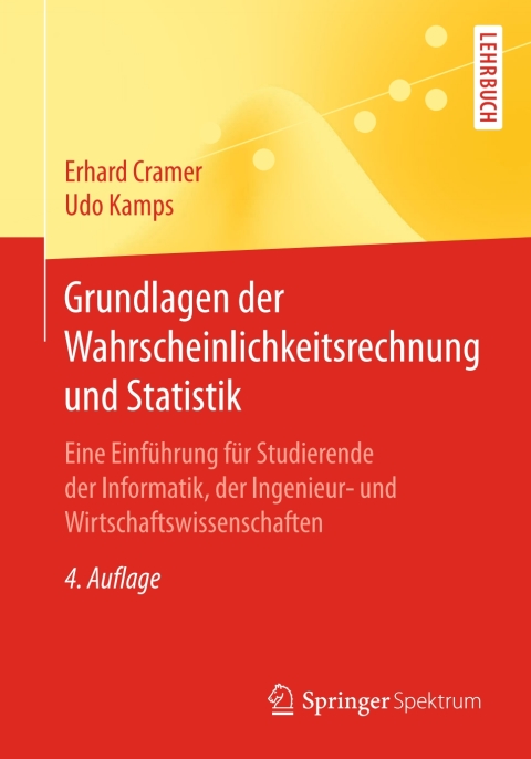Cover image for book Grundlagen der Wahrscheinlichkeitsrechnung und Statistik