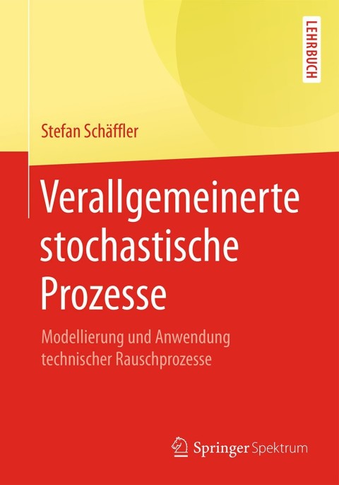 Cover image for book Verallgemeinerte stochastische Prozesse