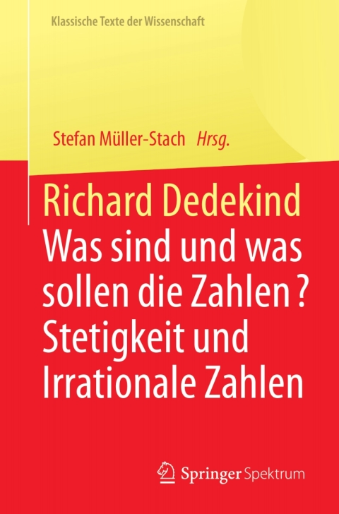 Cover image for book Richard Dedekind