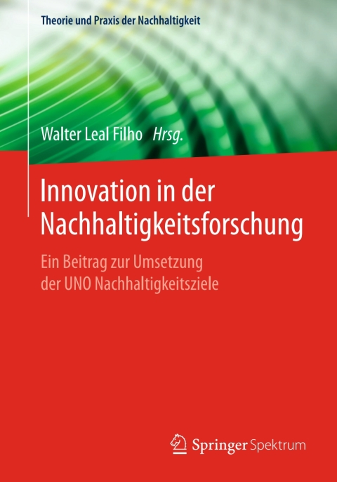 Cover image for book Innovation in der Nachhaltigkeitsforschung
