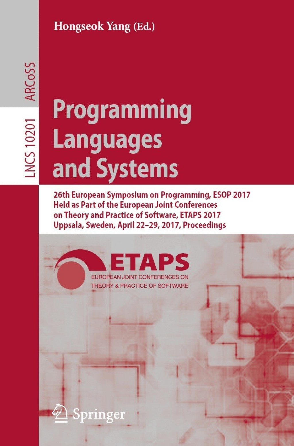 Programming Languages and Systems (eBook)