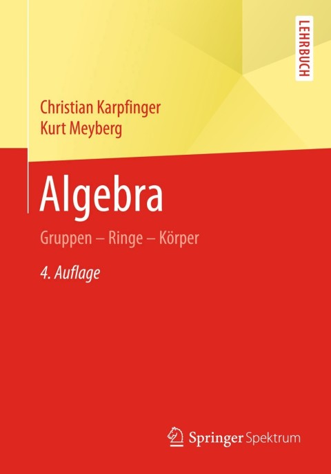 Cover image for book Algebra