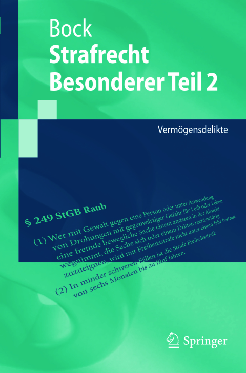 Cover image for book Strafrecht Besonderer Teil 2