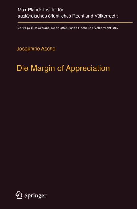 Cover image for book Die Margin of Appreciation