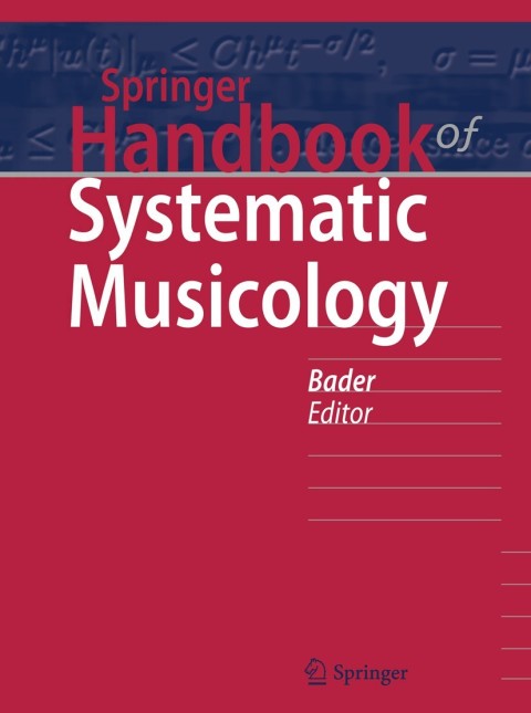 Cover image for book Springer Handbook of Systematic Musicology